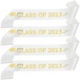 thumbnail image 3 of Shisuyan Senior Sashes Graduation Sash Satin Fabric Ceremonial Use Students Graduation Party 4pcs, 3 of 8