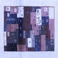 thumbnail image 1 of Ahgly Company Indoor Square Abstract Blue Contemporary Area Rugs, 8' Square, 1 of 4