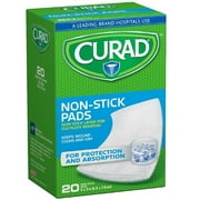 Curad Telfa Breathable Soft & Absorbent Non-Stick First Aid Gauze Pad, 2" x 3", 20 Count
