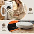 thumbnail image 5 of ODIKA 9'x12' Washable Area Rug Disc Vinyl Cd Record Retro Turntable Grooves Bold Concentric for Great Room, Indoor Concept, Large Living Low Pile, Flatwoven, 5 of 7