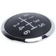 thumbnail image 1 of Gear Knob Cap, Durable Black 6 Speed ​​Gear Shift Knob Cover Reemplazo Para T5 Transporter 2003-2010 Para Automóvil ANGGREK 6 Speed Shift Knob Cap, 1 of 8