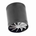 thumbnail image 4 of Car Air Intake Turbonator Dual Fan Turbine Super Charger Gas Fuel Saver Turbo Black, 4 of 5