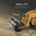 thumbnail image 2 of Remote Control Bulldozer 1/24 2.4GHz 5CH RC Construction Truck Engineering Vehicles Educational Toys for Kids with Light Music, 2 of 5
