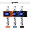 thumbnail image 4 of TFixol Balance Numérique Suspendue avec Télécommande 1000kg/ 2204lbs Balance Grue Portable Résistante Rétroéclairage LCD Unité de Changement/maintien des Données/tare/zéro pour Chantier Voyage, 4 of 7