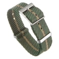 thumbnail image 1 of Una Pieza Reloj Correa 18mm Ancho Deslizante Nylon Reloj Correa para Hombre y Mujer, Suave y Cómodo Sola-Capa Lona Reloj Correa, Verde Caqui, 1 of 5