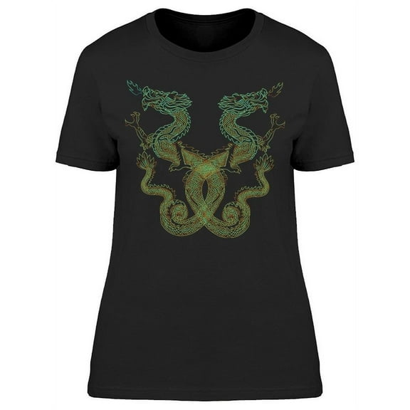 Twisted Dragons T-Shirt Women -Image by Shutterstock, Female Large