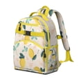 thumbnail image 2 of Summer Fresh Lemon Backpack - Waterproof Ergonomic Design for Students Carrying Heavy Loads, 2 of 6