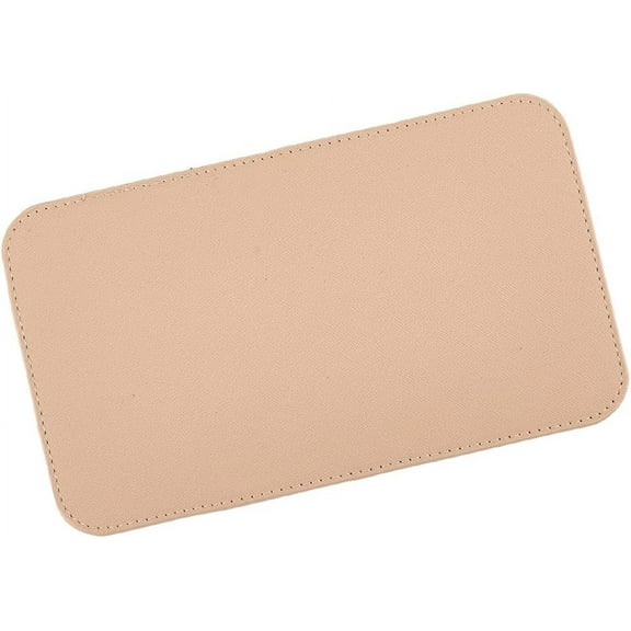 Wheat Purse Base Shaper Bag Bottom Pad PU Leather Rectangle Handbag Purse Bottom Insert Stabilizer Bag Liner Board Insert for DIY Tote Purse Making Supplies 9.5x5.5x0.15inch