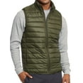 thumbnail image 4 of Men's Lightweight Full Zip Puffer Vest, Olive M, 1 Count, 1 Pack, 4 of 4