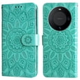 thumbnail image 2 of Funda tipo cartera GANGXUN para Huawei Mate 60 Pro , diseño girasol, cuero PU, soporte, cierre magnético, tarjetero, 2 of 5