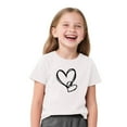 thumbnail image 2 of Tnhcen Cotton Blend Kids Printed Tees Youth Boys and Girls Short Short Sleeve Crew Neck Casual Stylish Tops XS-XL, 2 of 4