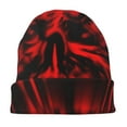 thumbnail image 7 of Gaeub The Red Head Skull Print Beanie Hats for Men Women,Winter Caps,Knit Cuffed Beanie,Cuffed Cap,Great for Winter Activities, 7 of 7