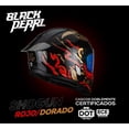 thumbnail image 4 of Casco Integral Black Pearl Shogun Acabado Brillo Talla  M, 4 of 8