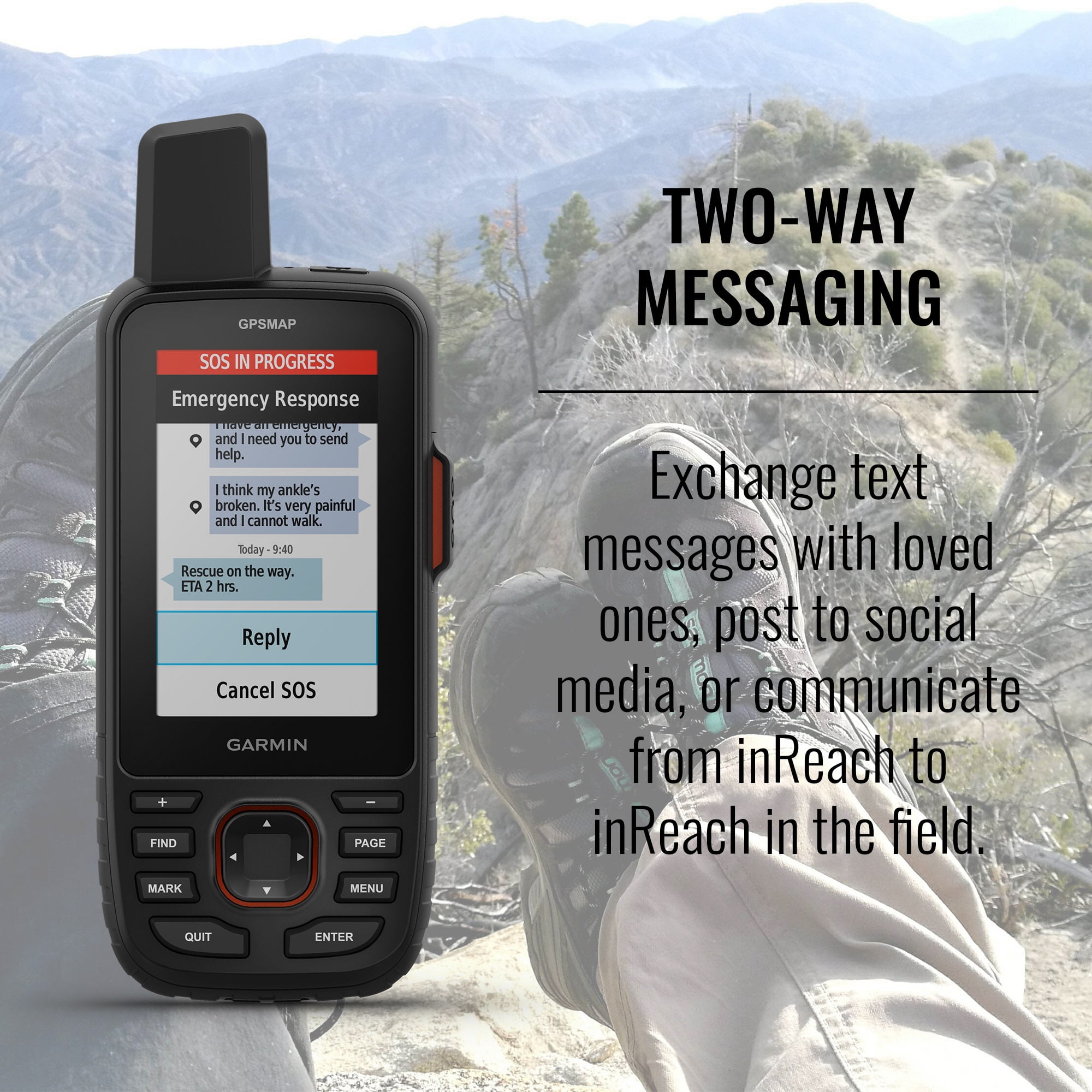 Garmin GPSMAP 67i Rugged Hiking GPS Premium inReach Satellite Technology Mapping Bundle with Accessories