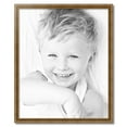 thumbnail image 2 of ArtToFrames 27" x 33" Gold with beads Picture Frame, 27x33 inch Gold Wood Poster Frame (WOM-4139),  Pack, 2 of 8