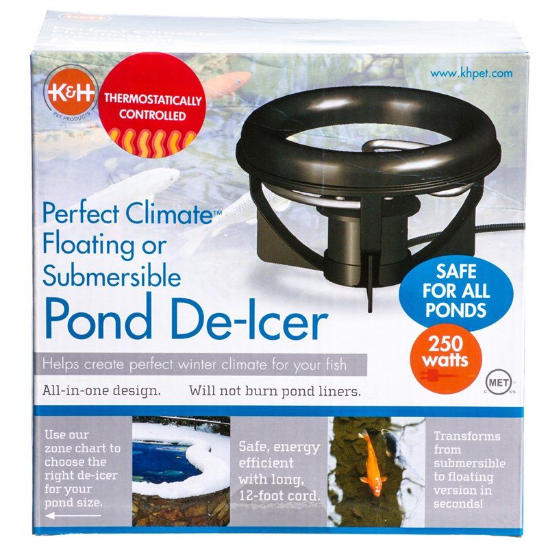 K & H Perfect Climate Delux DeIcer [Pond, DeIcers] 250 Watts For