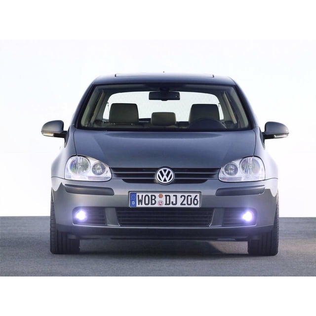 For Blue Halo LED Fog Lights for 2003-2009 Volkswagen VW Rabbit Golf Mk5 MkV
