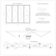 thumbnail image 5 of KaMic 120" x 96" 4 Panels Alumnium Folding Door In Black, One Door Right Swing Out Three Door Folded From Left To Right, 5 of 20