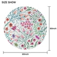 thumbnail image 2 of Round Tablecloth 60 Inch flower Meals Cover Polyester Waterproof Stain Wrinkle Free for Kitchen, 2 of 5