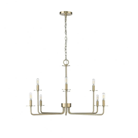12508-MG Millennium Lighting Marceline - 8 Light Chandelier-22 Inch Tall and 37.85 Inch Wide-Modern Gold Finish