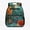 Abstract Watercolor Floral, variant on Kids Backpack with Retro Space Rocket Planet Design - Great for Preschool Kindergarten Daily Use