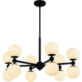 thumbnail image 4 of PCELS5031MBK Quoizel Lighting Elser - 12 Light Chandelier In Modern Style-18 Inches Tall and 31 Inches Wide-Matte Black Finish, 4 of 8