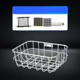 thumbnail image 1 of Colaxi Bicycle Front Cargo Rack Sundries Organizer Practical Durability Versatile Carrier Sturdy Premium Easy to Install Bike Basket Silver Style B, 1 of 8