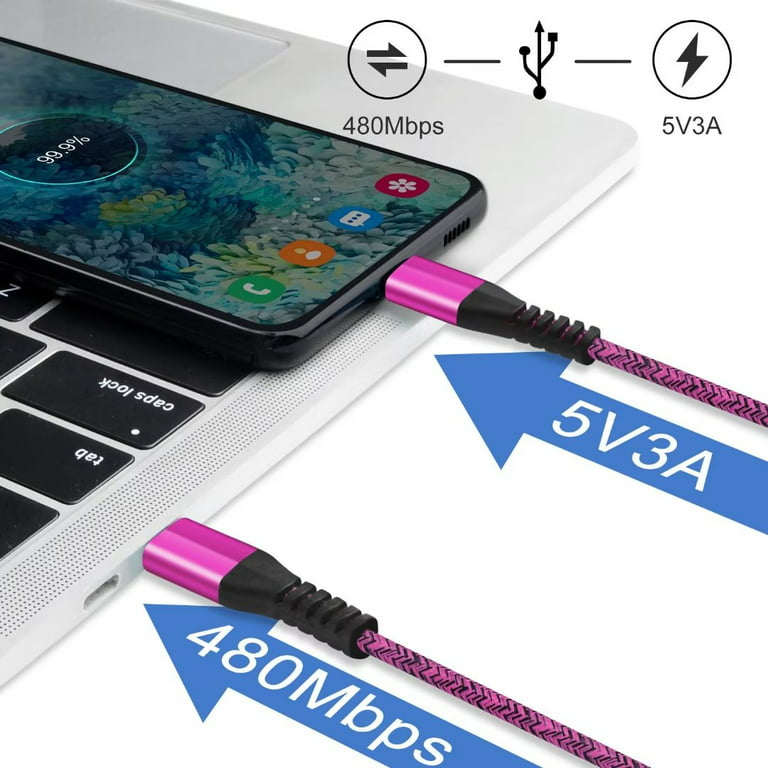Syncwire Câble USB Type C Câble USB C 3.0 en Ultra Résistant Nylon