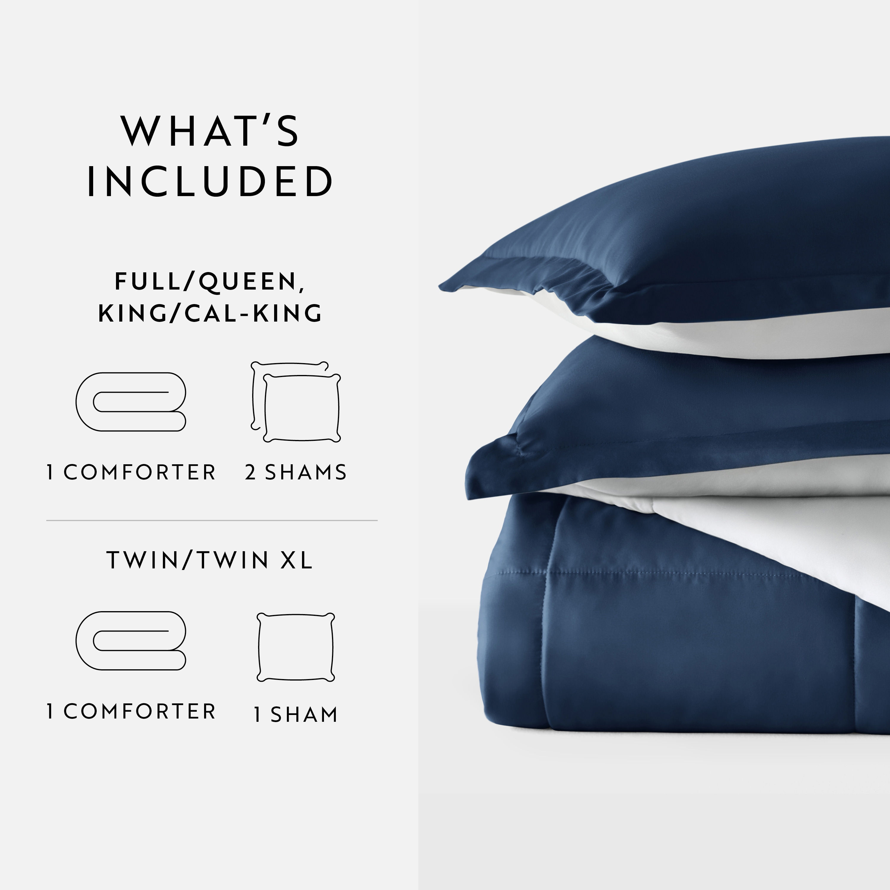 Noble Linens Twin Down Alternative Reversible Comforter Set photo 4