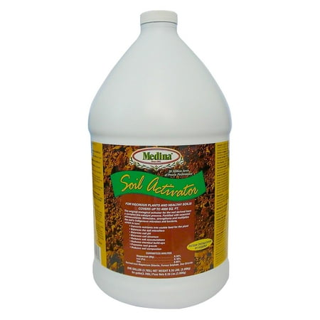 Medina Soil Activator Organic Liquid Soil Activator Fertilizer, 1 gal.