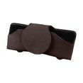 thumbnail image 1 of Soporte para gafas de sol para visera de coche, bolsa de almacenamiento, soporte para documentos de viaje marrón, 1 of 9