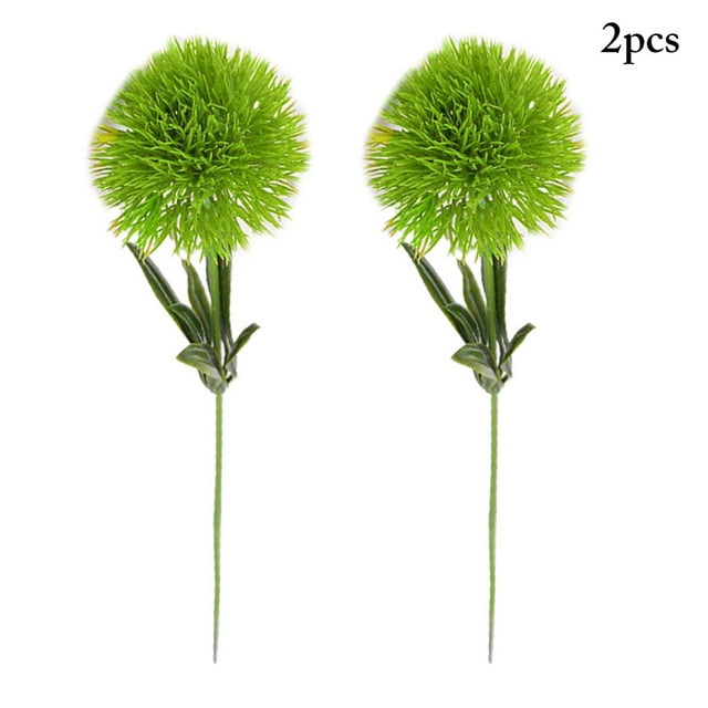 Coofit Artificial Dandelion Realistic Decorative Artificial Flower Fake Flower for Vase