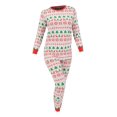 thumbnail image 4 of Unisex Christmas Family Pajama Set Daddy Mommy and Me (18 Mo, White), 4 of 5