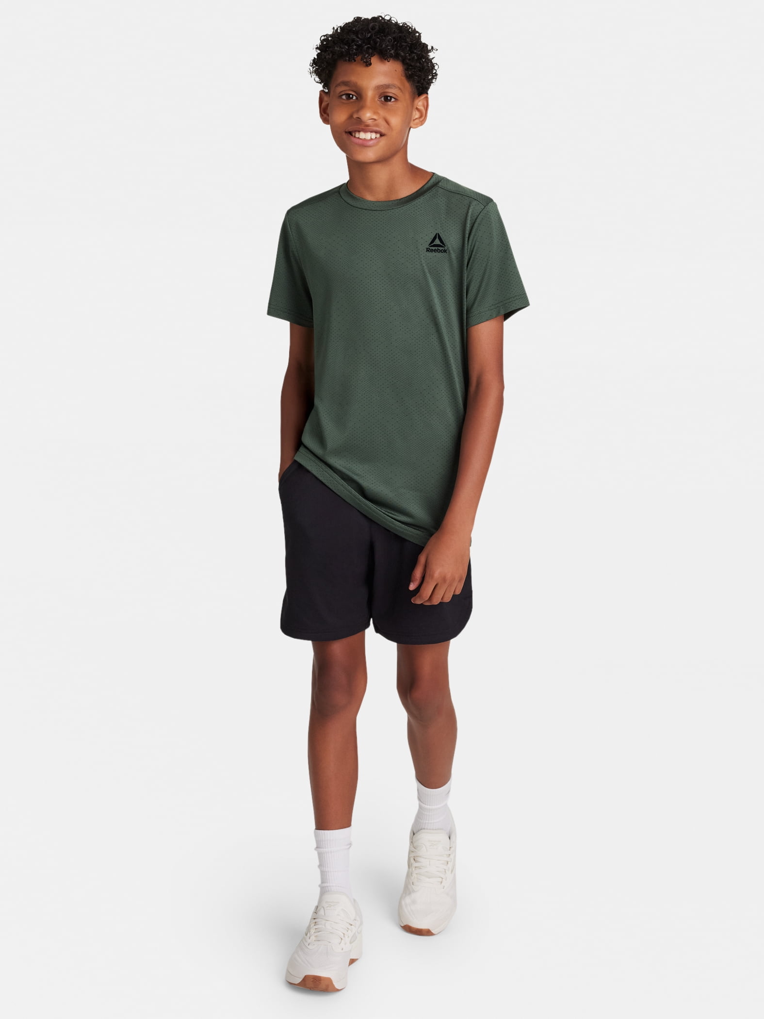 Reebok Boy's Athletic Stride 2-Pack Performance T-Shirt, Sizes 4-18