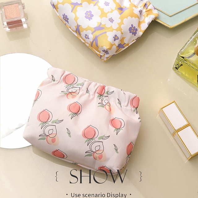 Mini bolsa de maquillaje impermeable Bling Bling con estampado de metralla Multicolor