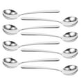 thumbnail image 4 of 8pcs Stainless Steel Round Soup Spoons Elegant Design Large Round Head Perfect for Family Use Ideal for Serving Soups Stews and More, 4 of 7