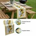 thumbnail image 5 of Sunflower Table Runner - 36 Inch Long, Kitchen Dining Table Runner Dresser Scarves, Yellow Flowers Yellow Plaid Farmhouse Farmhouse Decor for Coffee Tables Wedding Party Banquet, 5 of 8
