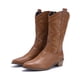 thumbnail image 3 of Botas de vaquero para mujer Botas de vaquera occidental con tacón grueso Botas de media pantorrilla para mujer, 3 of 8