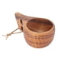 thumbnail image 4 of Taza térmica de 220 ml para senderismo. Diseño de caparazón de tortuga con dos orificios, perfecta para aventuras al aire libre. Taza de madera para acampar, 4 of 8