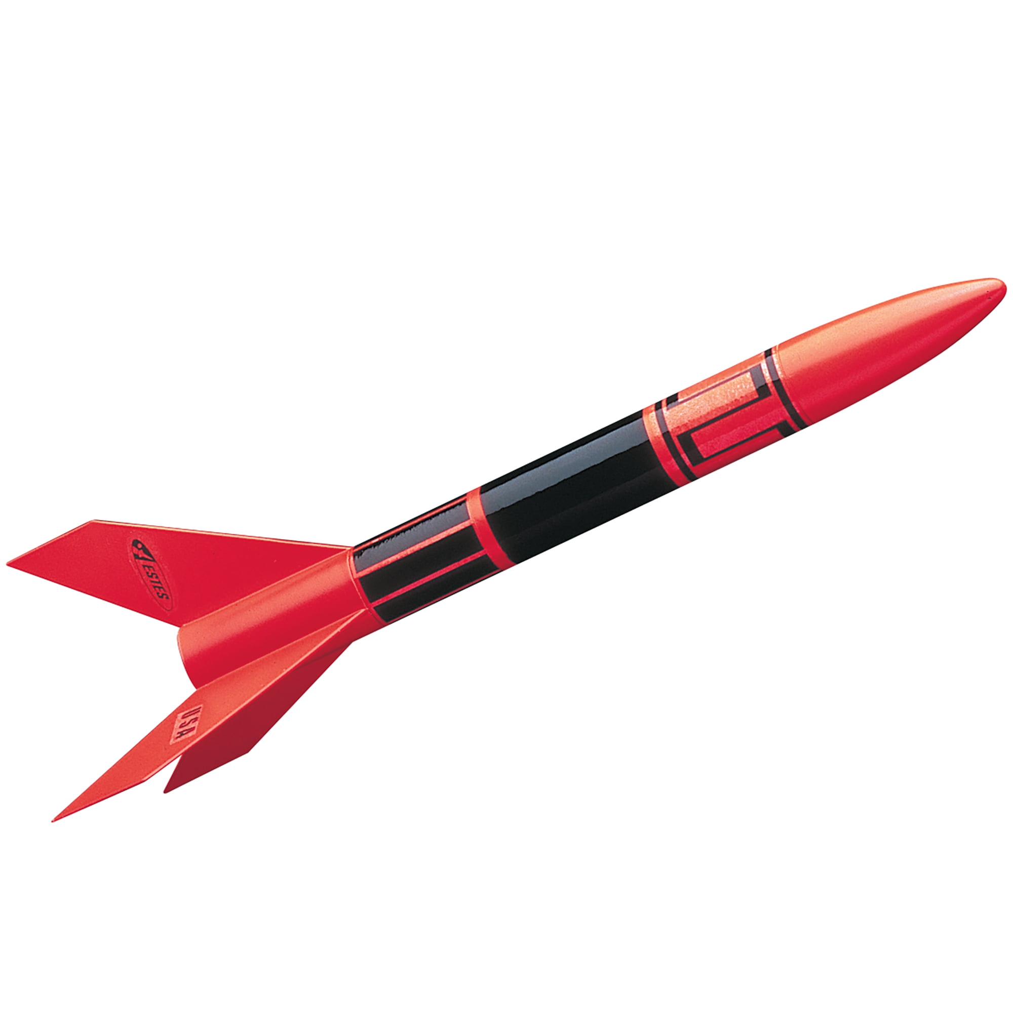 Orange And Black Estes Alpha III Flying Model Rocket Kit NEW SEALED 