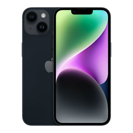 Straight Talk Apple iPhone 14, 128GB, Midnight - Prepaid Smartphone [Locked to Straight Talk]
