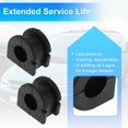 thumbnail image 3 of Kit de Buje de Barra Estabilizadora Frontal Izquierdo y Derecho No.K200334/25918986 para CHEVROLET EQUINOX 2010-2017, Kit de Suspensión de Goma Negro 2 Pcs, 3 of 6