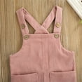 thumbnail image 6 of Toddler Kid Baby Boys Girls Corduroy Romper Jumpsuit Bib Pants Overalls Clothes, 6 of 9