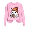 thumbnail image 4 of Plus Size Halloween Hoodie for Women Oversized Pullover with Funny Print, Fall Fashion Sweatshirt for Party, 4 of 4