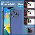 thumbnail image 2 of for iPhone 14 Pro Max Case with Camera Cover [12FT Military Grade Shockproof] [Anti-Scratch& Anti-Fingerprint] iPhone Case for iPhone 14 Pro Max Case 6.7 Inch Blue, 2 of 12