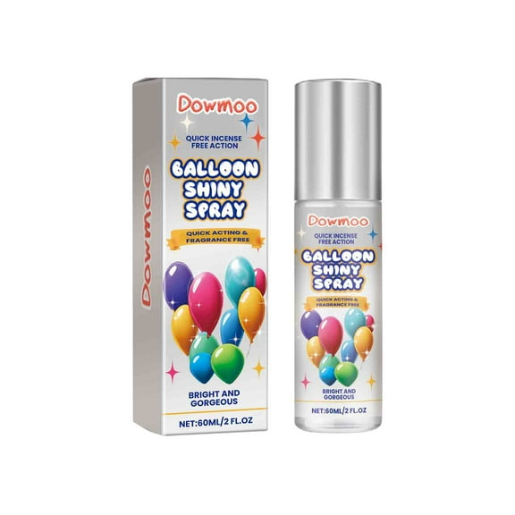 Balloon Shine Spray, High Shine Balloon Spray, Balloon Spray Shine, Waterproof, Long-lasting Antioxidant, Odorless, Instant Shiny Effect for Party Balloons Decorations