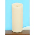 thumbnail image 2 of 9" Beige Flameless Pillar Candle, 2 of 5