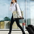 thumbnail image 5 of FORMRS Canvas Laptop Tote Bag for Women with 15.6" Computer Compartments Shoulder Handbag, Autumn Greenery, 5 of 7