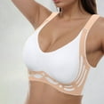 thumbnail image 2 of vigerkar Women Bras No Underwire Push Up Bra Buttery Soft Tshirt Bra Seamless Full Coverage underwear White, 4XL, 2 of 6
