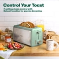 thumbnail image 4 of BELLA Tostadora de 4 rebanadas, ranura larga y bandeja recogemigas extraíble, 7 opciones de sombreado con apagado automático, botón de cancelar y recalentar, pan tostado y bagel, acero inoxidable y sa, 4 of 5